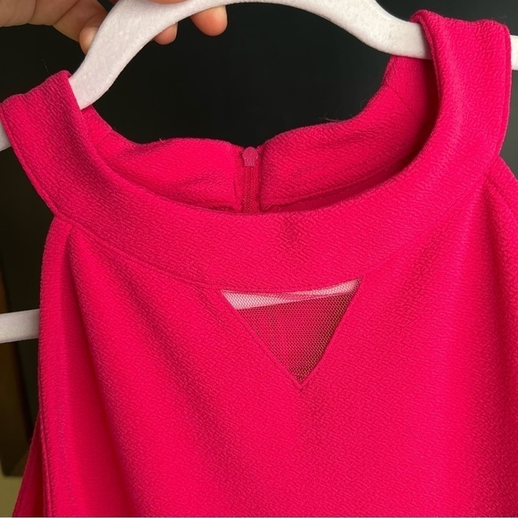 Children's Place Girls Size 16 Romper Hot Pink Sleeveless Back Zip High Neck - Picture 6 of 6